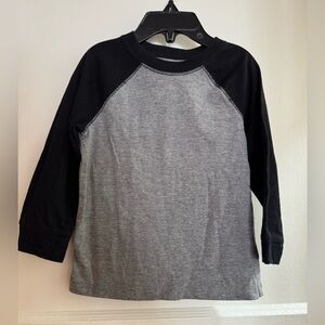 18 mos Cat & Jack Black and Gray Long Sleeve Tee